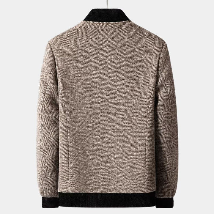 Herren Komfort Wolljacke