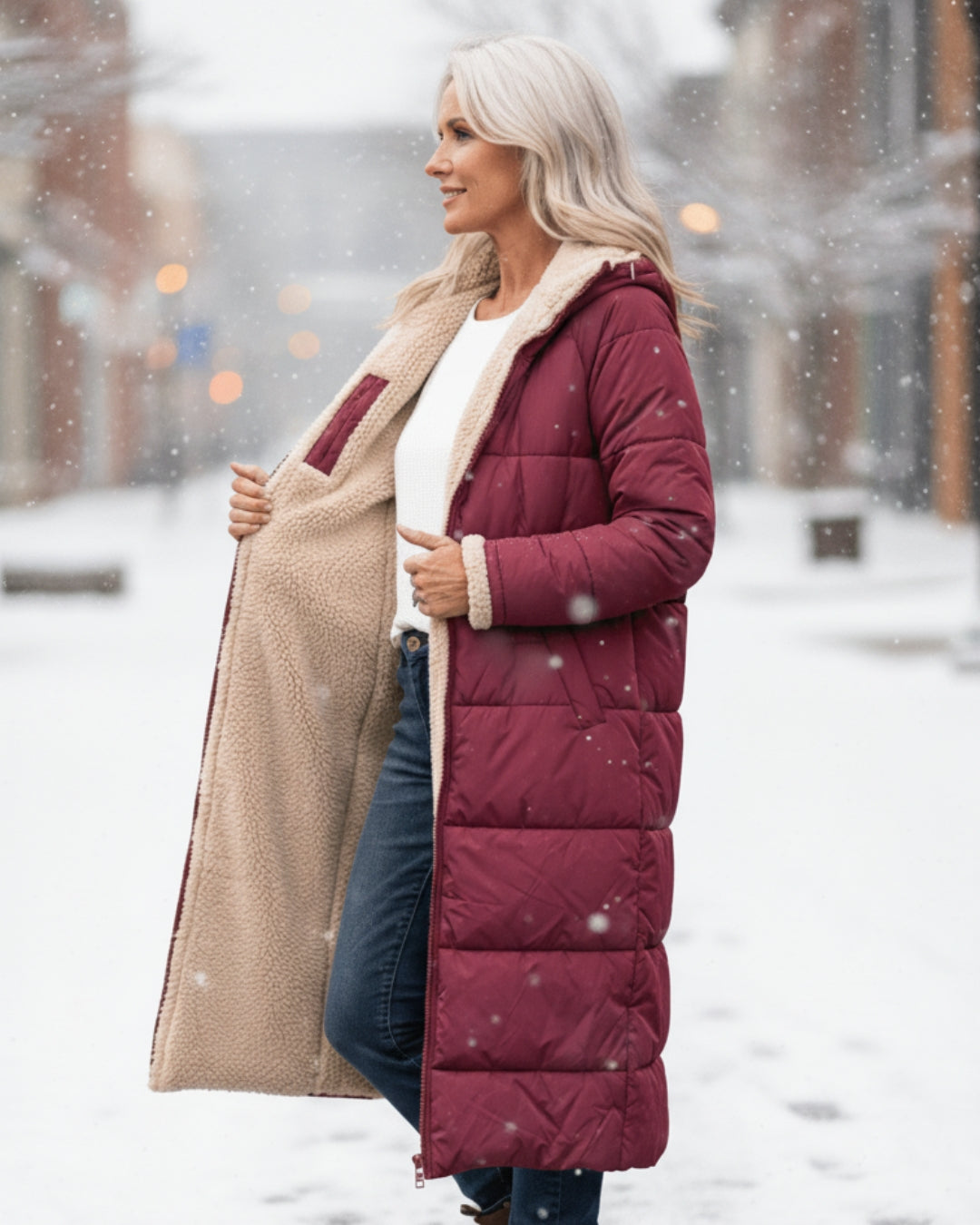 Eleanor - Sherpa Wintermantel
