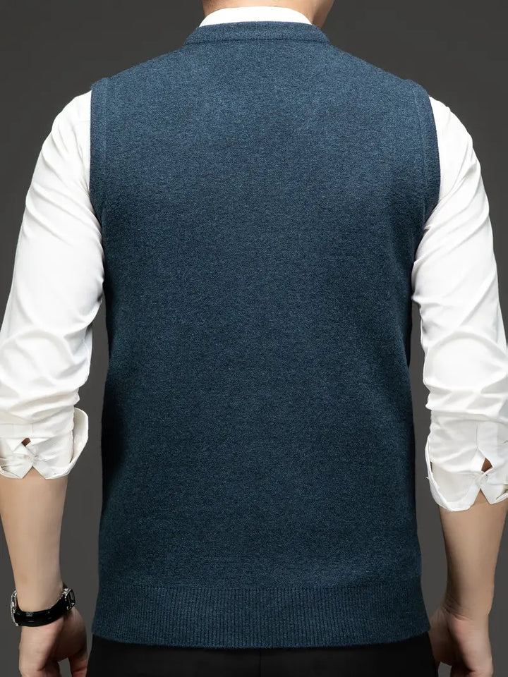 Yannick Ärmelloser Herren Pullover