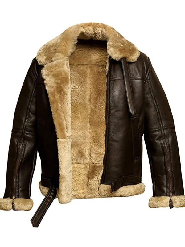 DEAN - Warme Lederjacke