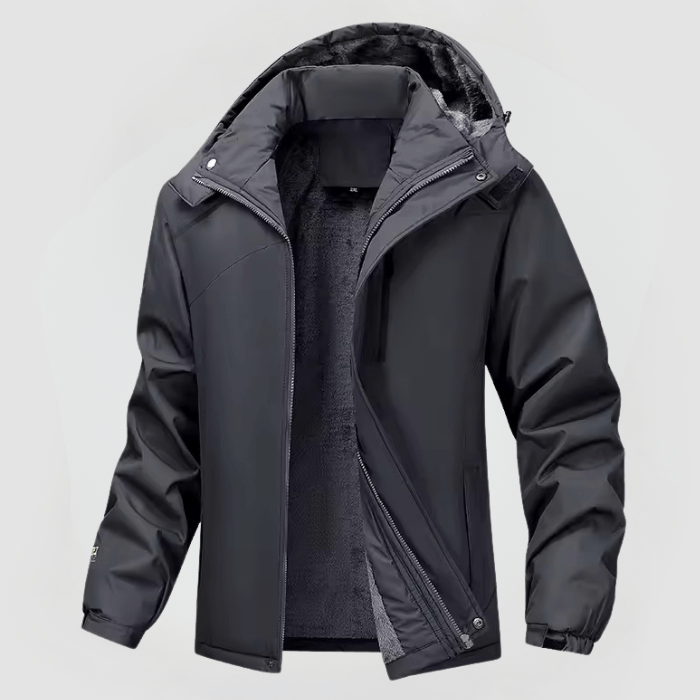 WASSERDICHTE JACKE MIT FLEECE FUTTER