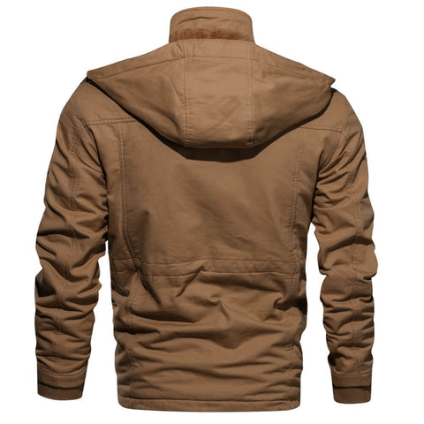 Hermann Elegante Kapuzen Jacke