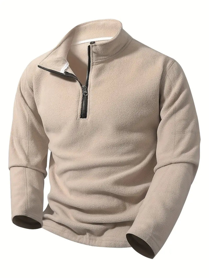 Maurits Sweatjacke Mit Halbem Reißverschluss