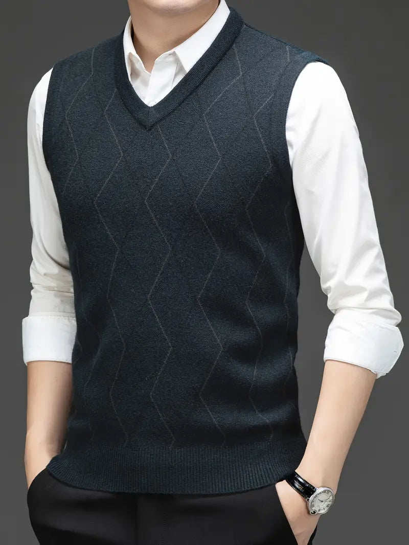 Yannick Ärmelloser Herren Pullover
