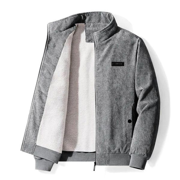 Retro Samt Sherpa Jacke
