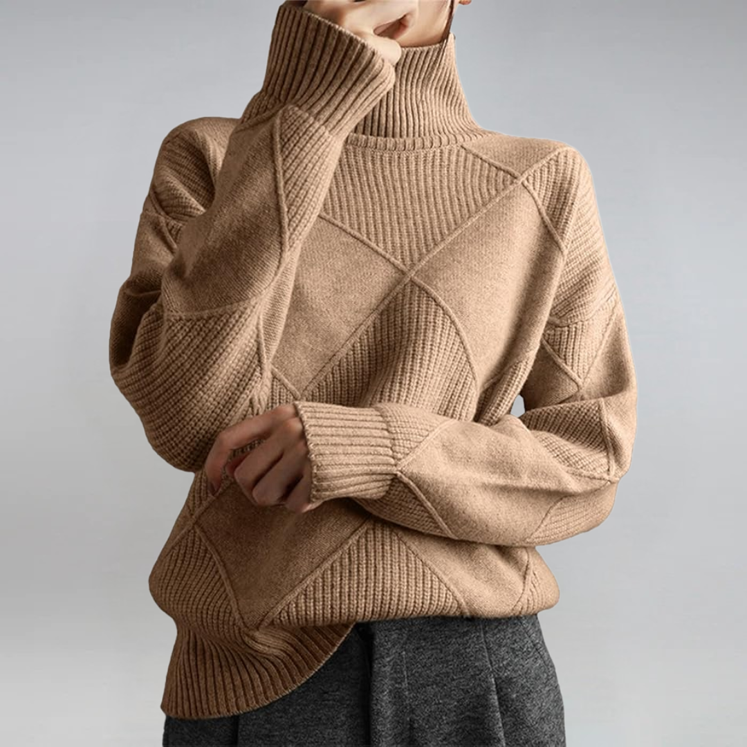 Laura Luxuriöser Rollkragenpullover