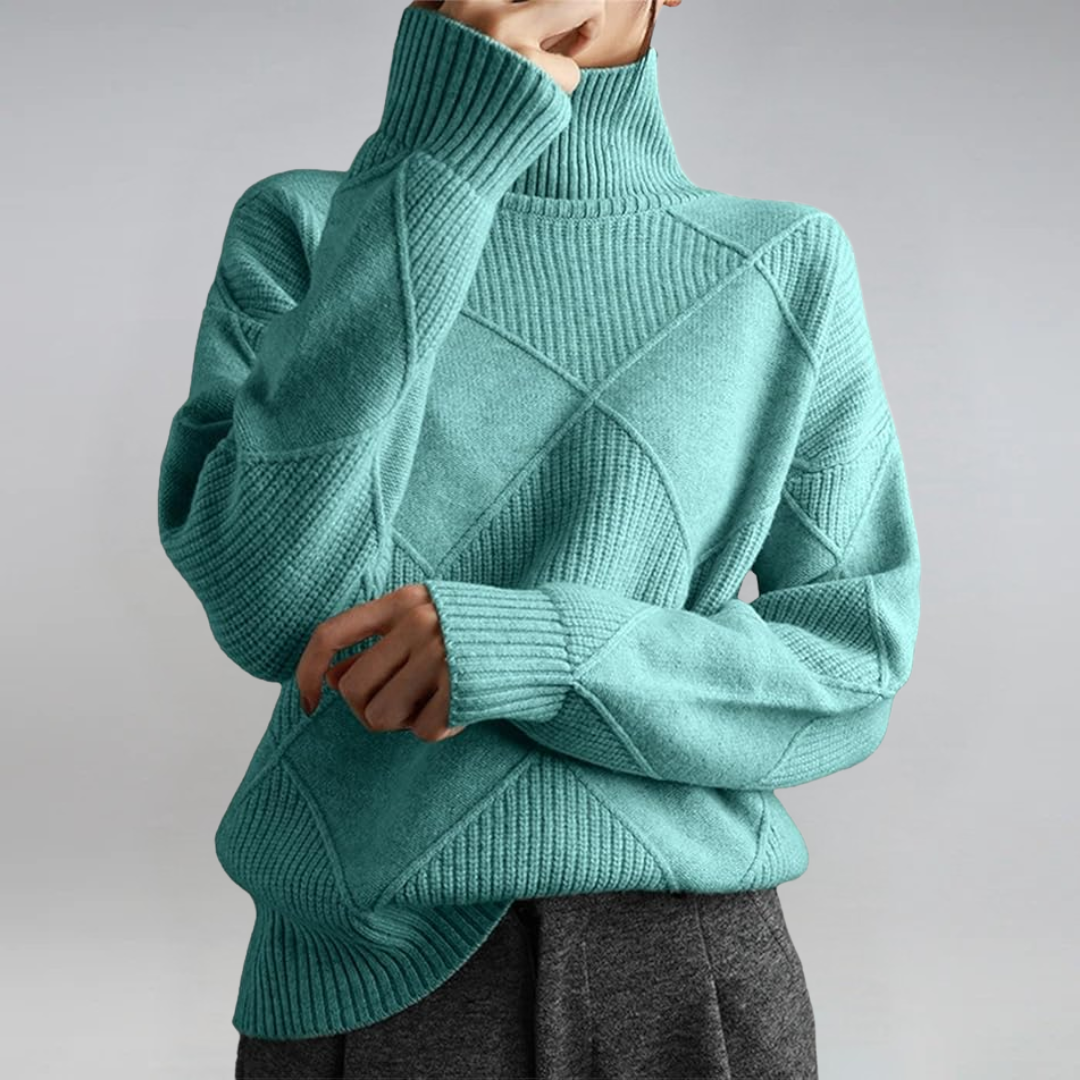 Laura Luxuriöser Rollkragenpullover