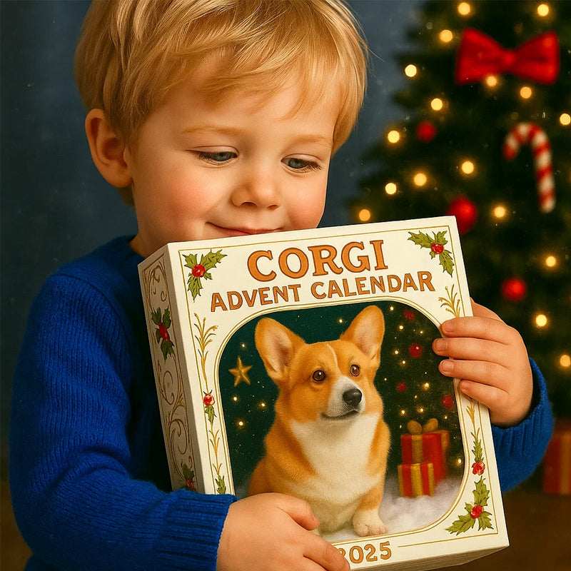 🎄Corgi Adventskalender 2025 - 2D Design🐶