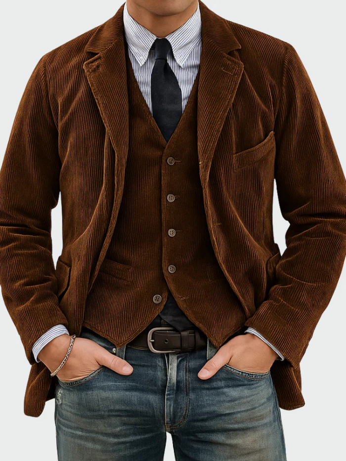 Tom - 2-teiliges Set: Blazer und Weste