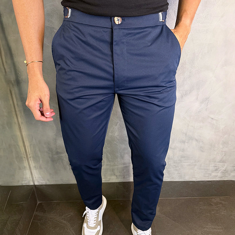 Matan Klassische Stretch Hose Mit Schmaler Passform