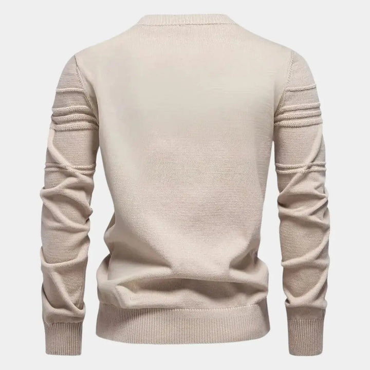 Gestrickter Pullover aus Baumwolle