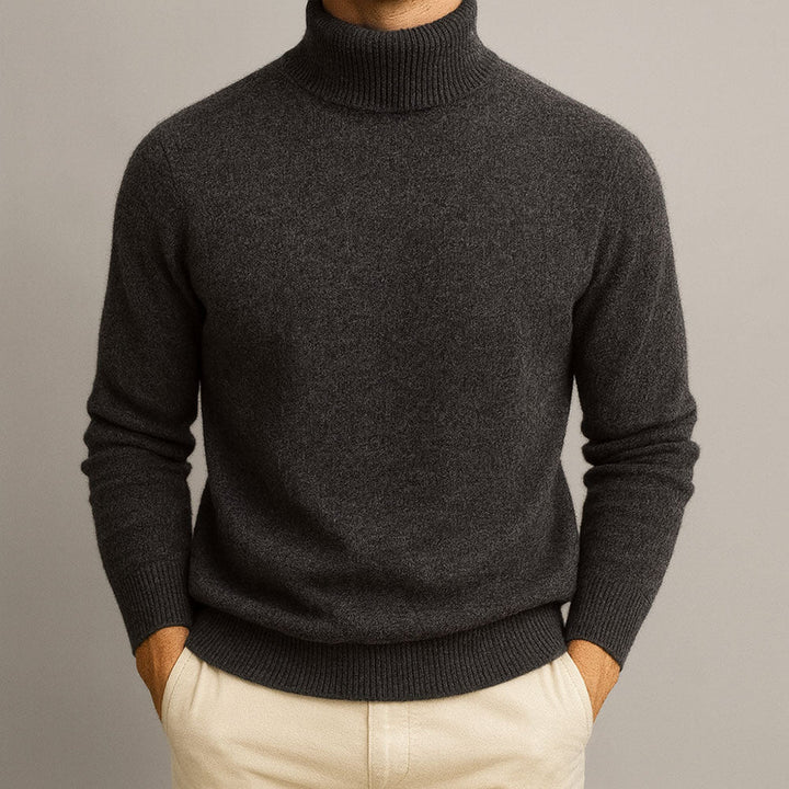 Filippos Bequemer Rollkragen Pullover