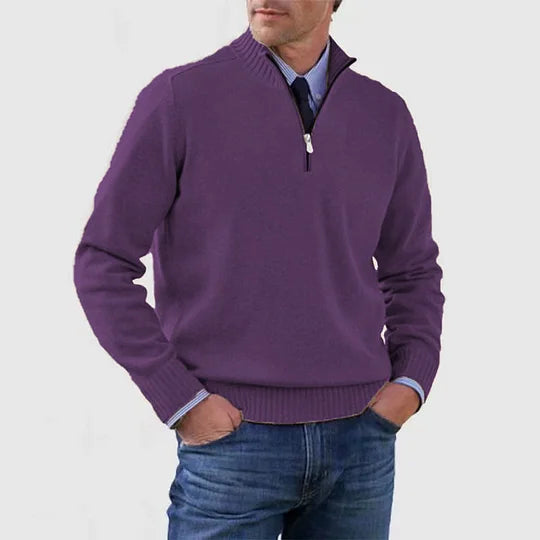 Ben™ Langarm Herren Zip-Pullover