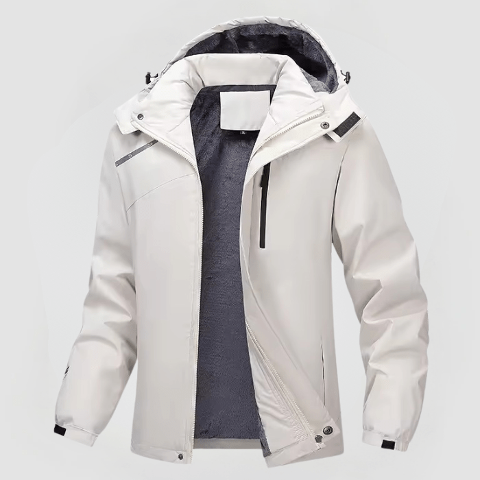 WASSERDICHTE JACKE MIT FLEECE FUTTER
