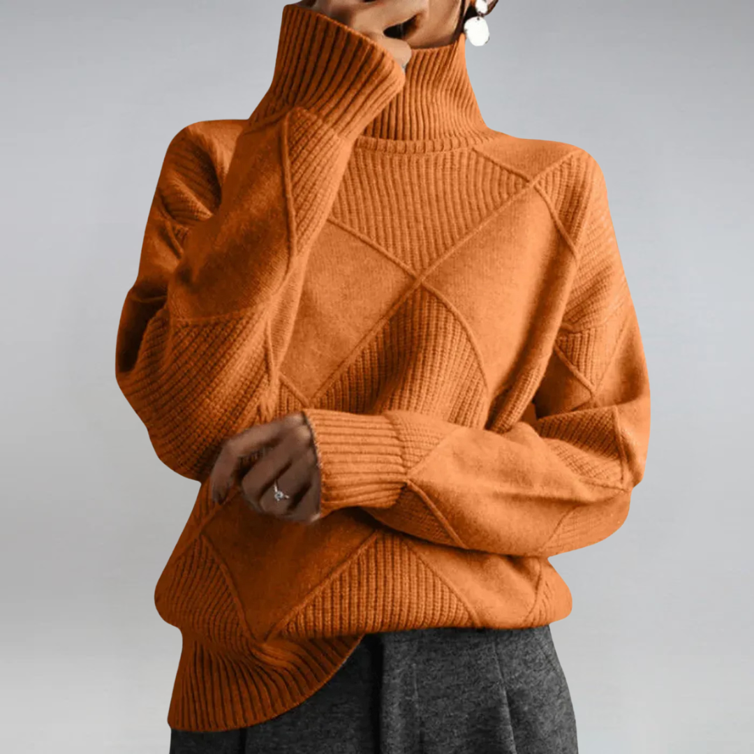 Laura Luxuriöser Rollkragenpullover