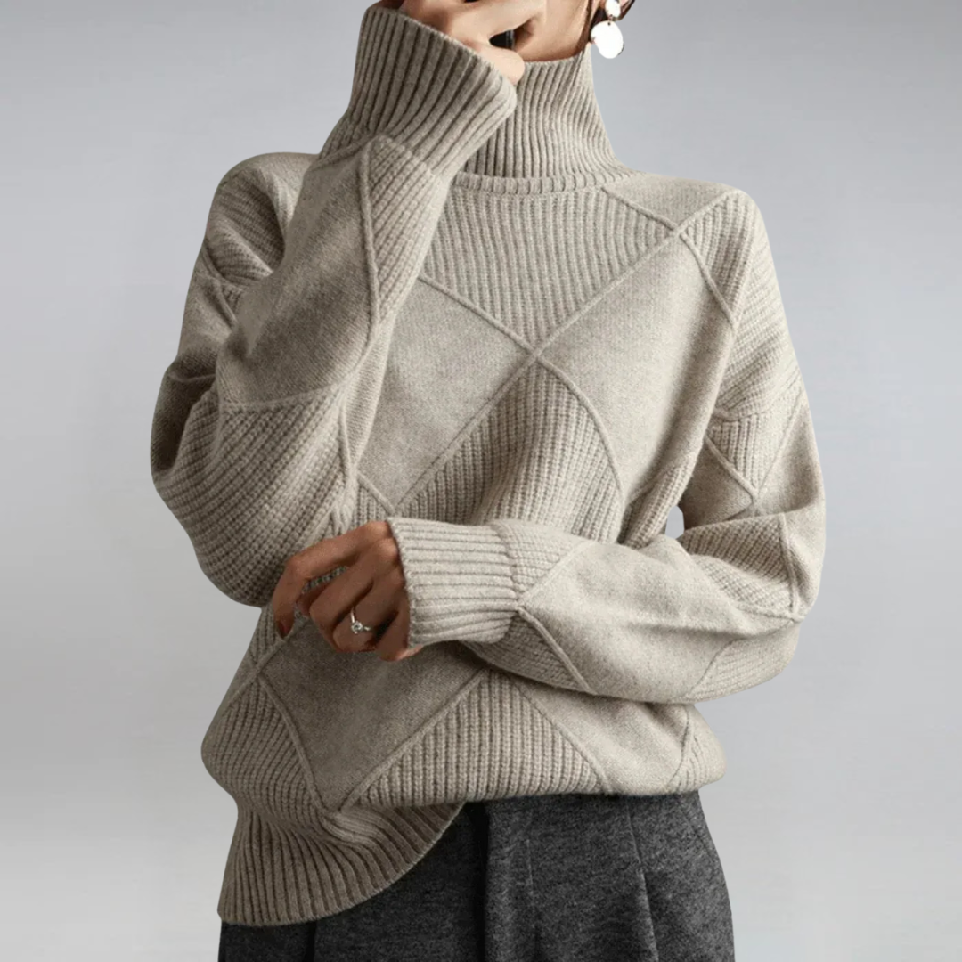 Laura Luxuriöser Rollkragenpullover