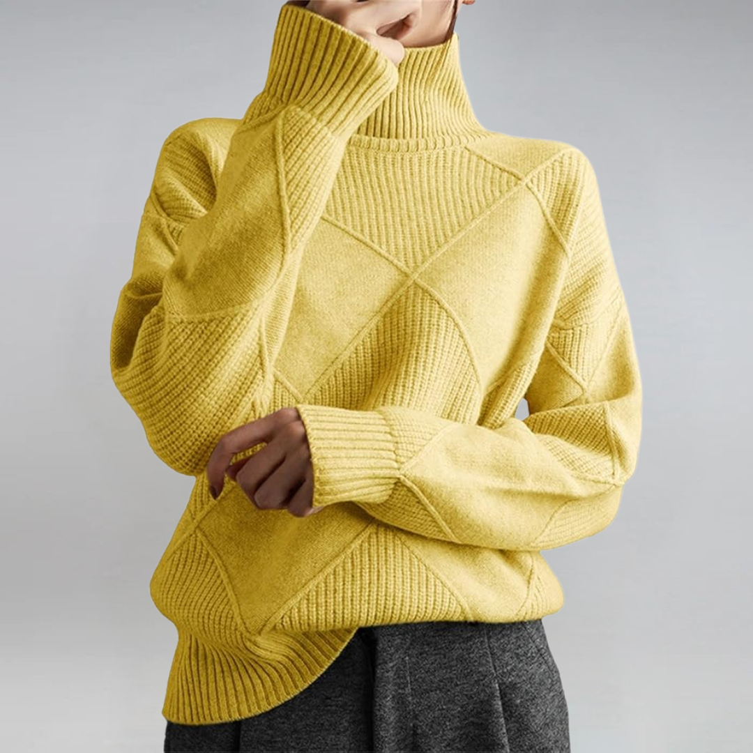 Laura Luxuriöser Rollkragenpullover