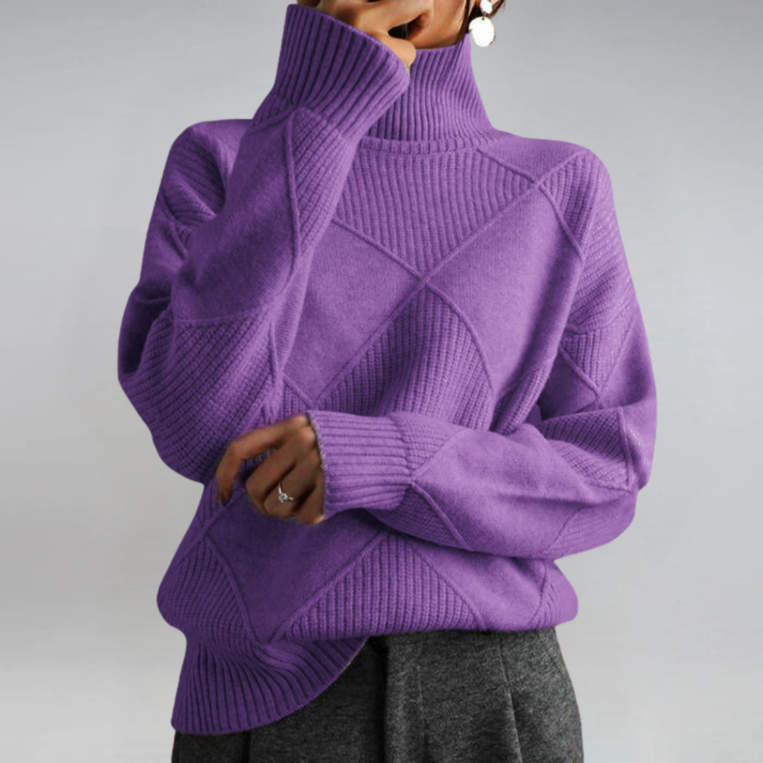 Laura Luxuriöser Rollkragenpullover