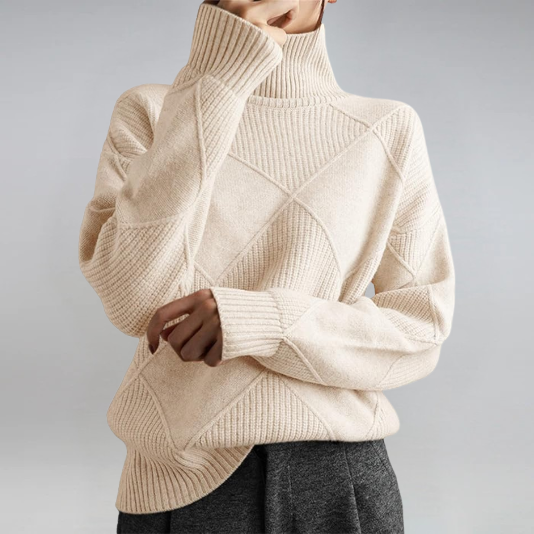 Laura Luxuriöser Rollkragenpullover