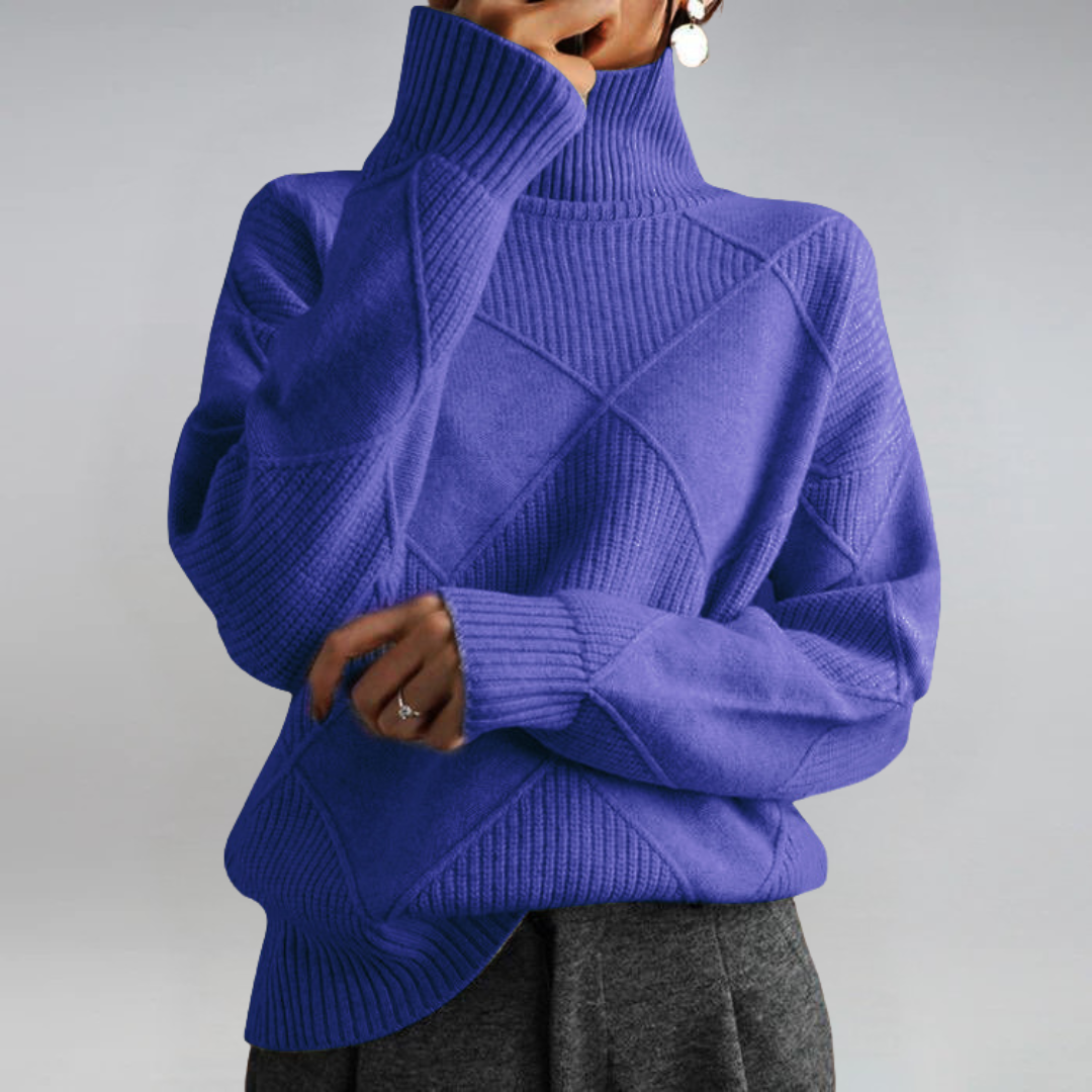 Laura Luxuriöser Rollkragenpullover