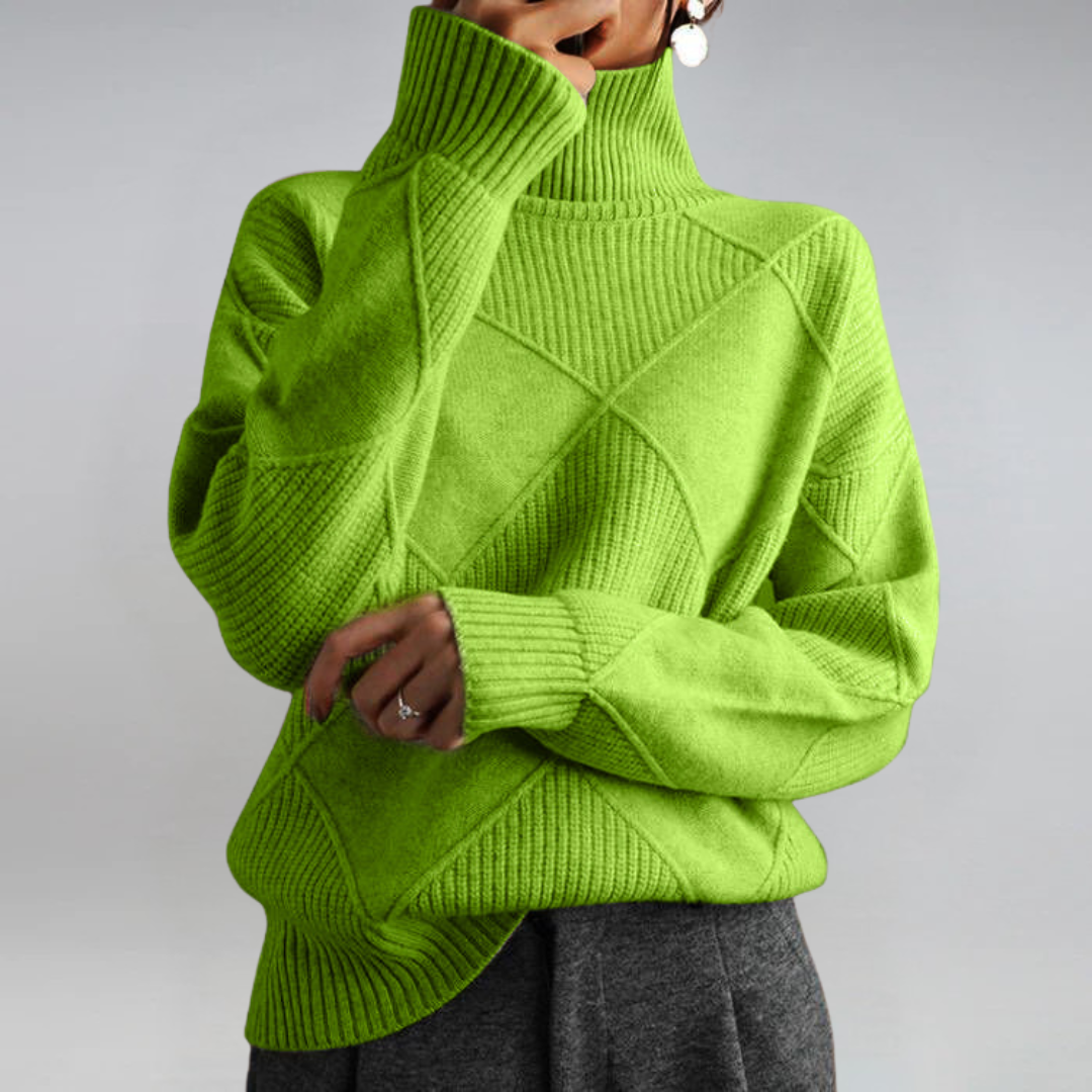 Laura Luxuriöser Rollkragenpullover