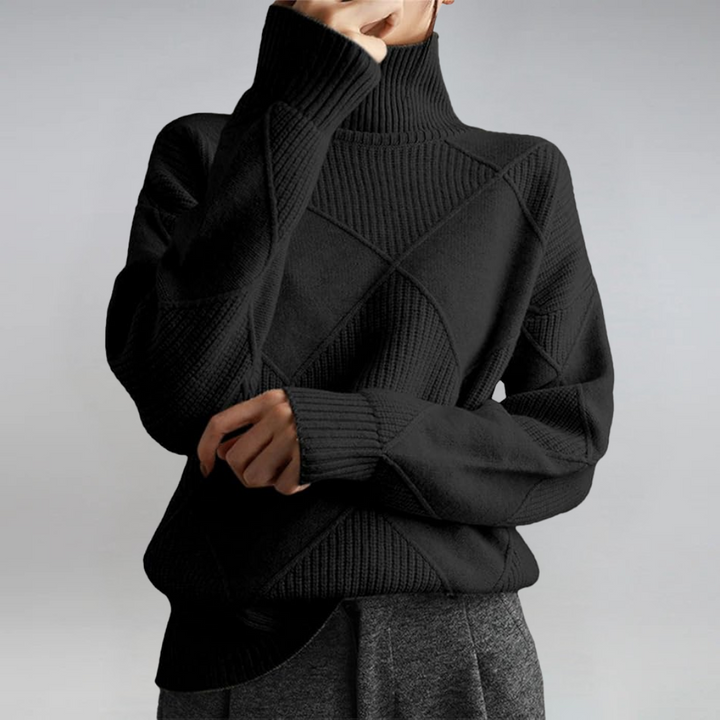 Laura Luxuriöser Rollkragenpullover