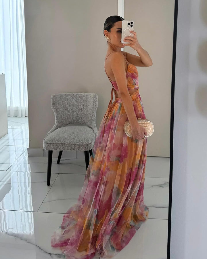 Giselle - Zauberhaftes Maxikleid mit Floralprint