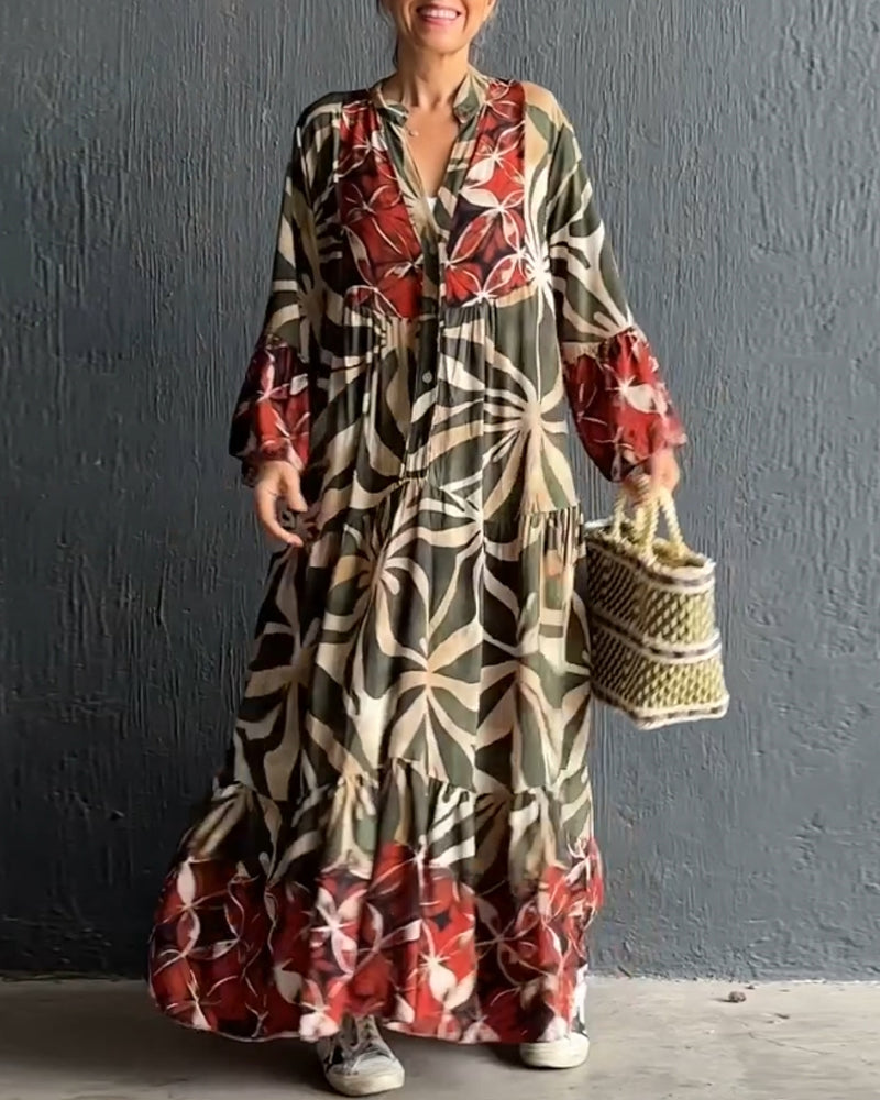 ANNA - Lockeres Kleid mit Aufdruck