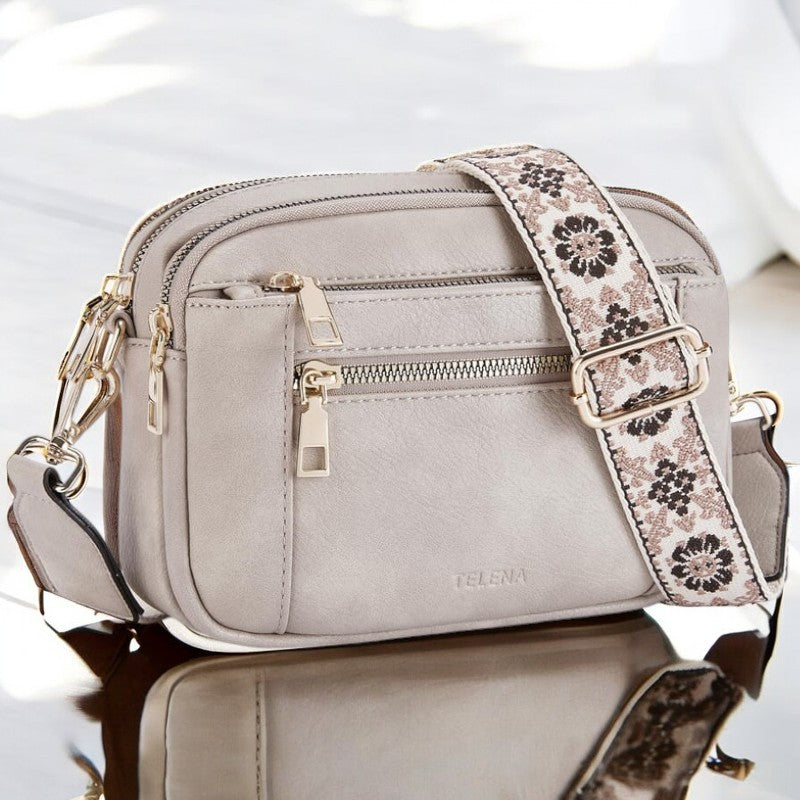 Mila™ Stilvolle Leder Schultertasche