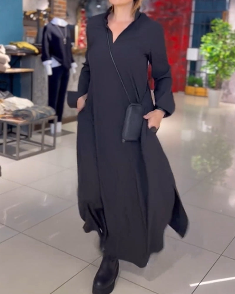 ODETTE – Langes elastisches Kleid