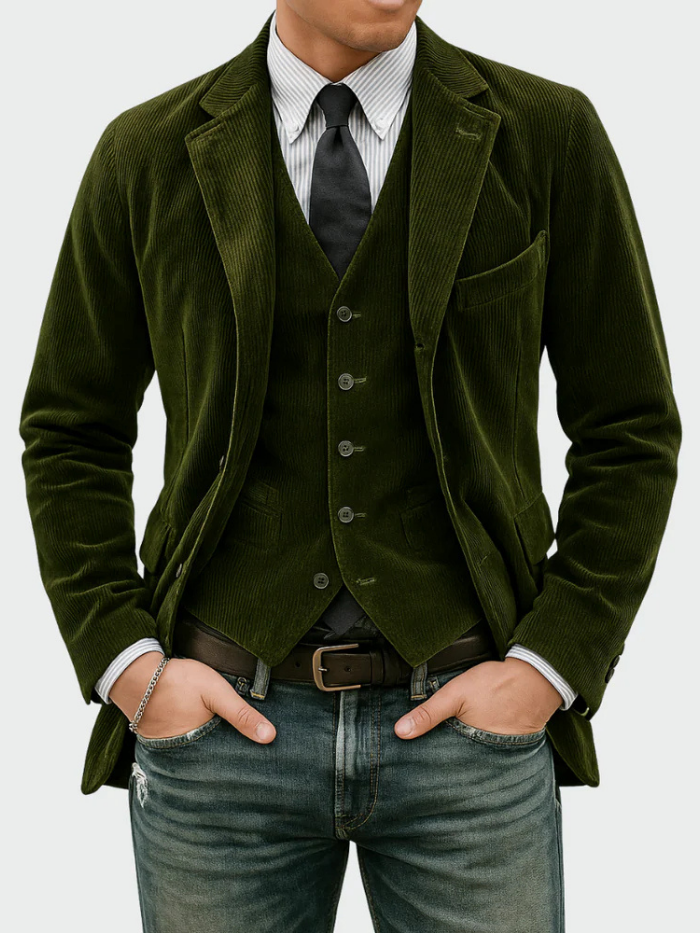 Tom - 2-teiliges Set: Blazer und Weste