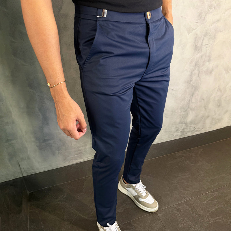 Matan Klassische Stretch Hose Mit Schmaler Passform