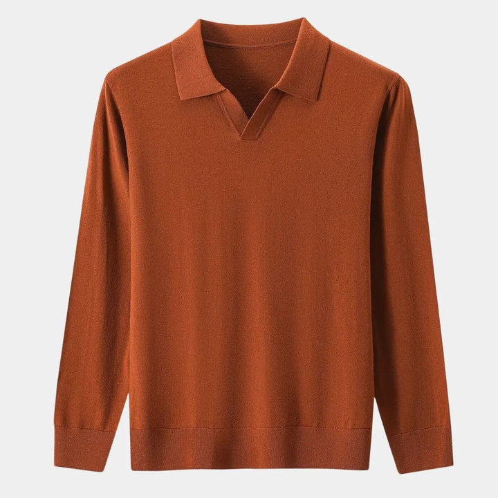 100% Wollstrick Turndown Pullover