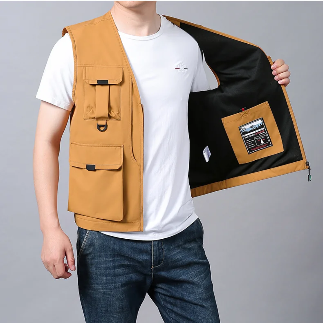 HORST – Atmungsaktive Cargo-Weste mit mehreren Taschen