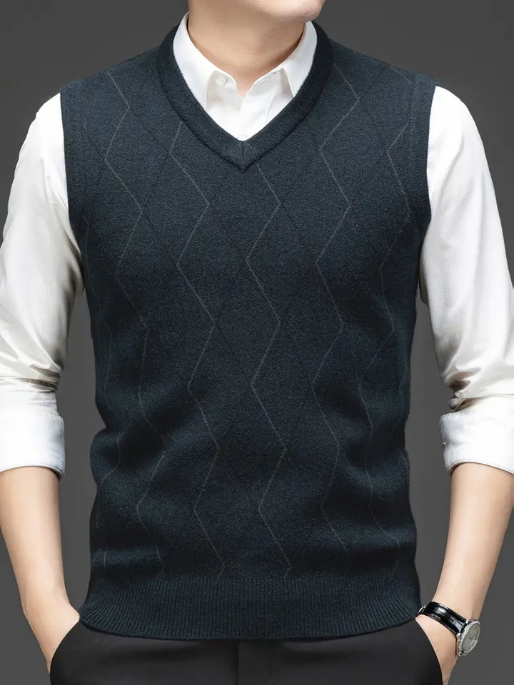 Yannick Ärmelloser Herren Pullover