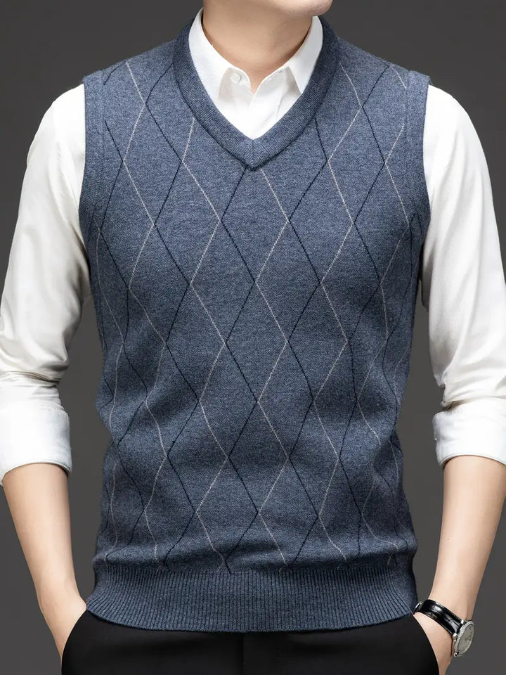Yannick Ärmelloser Herren Pullover
