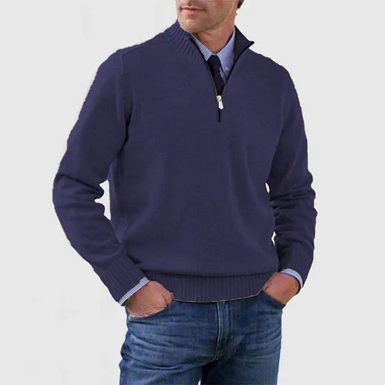 Ben™ Langarm Herren Zip-Pullover