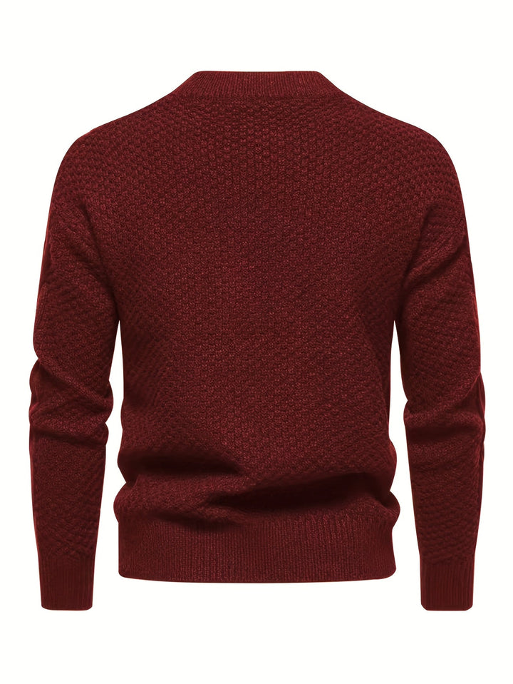 Kalisto™ Lässiger Langarm Strickpullover