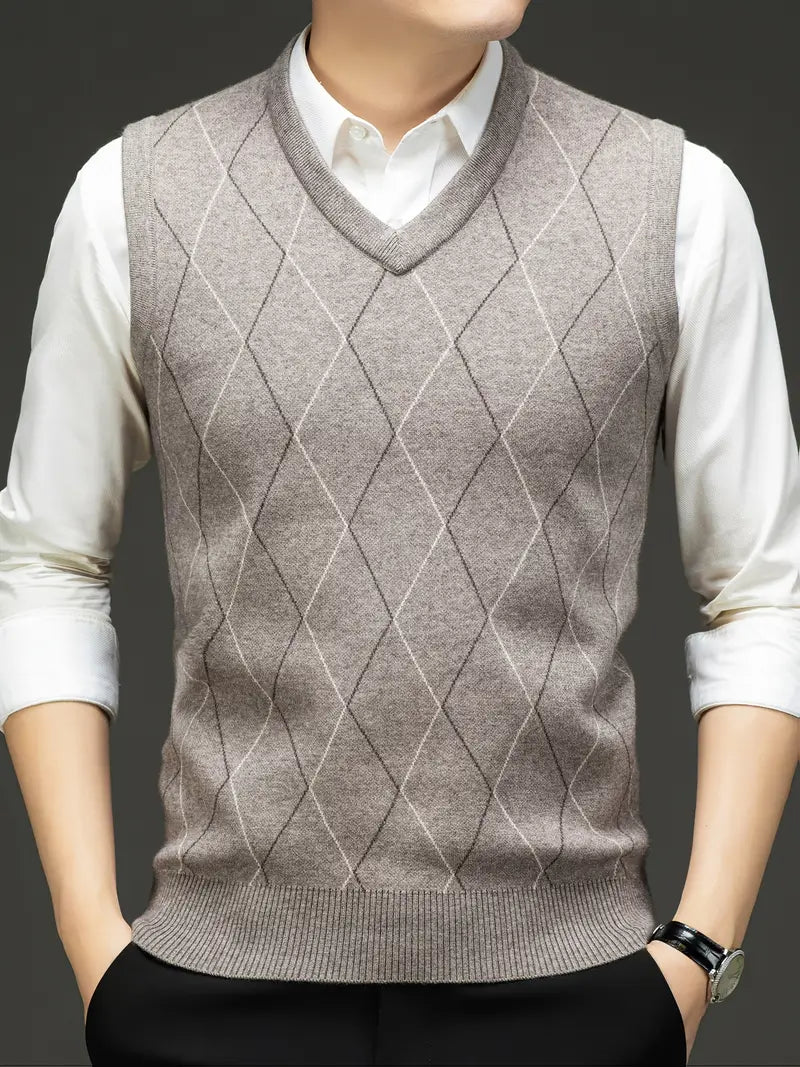 Yannick Ärmelloser Herren Pullover
