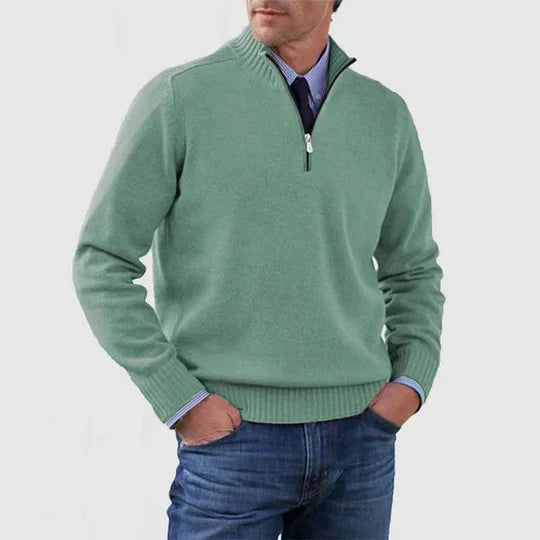 Ben™ Langarm Herren Zip-Pullover