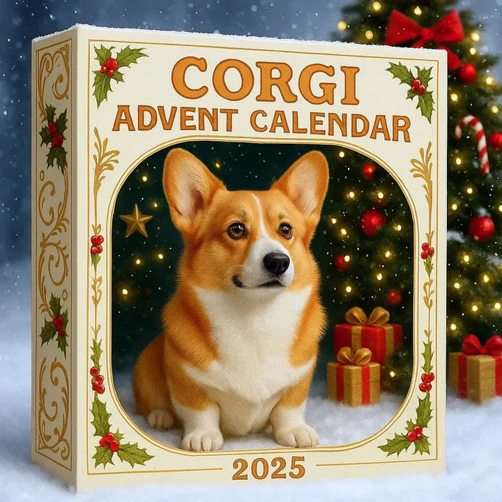 🎄Corgi Adventskalender 2025 - 2D Design🐶