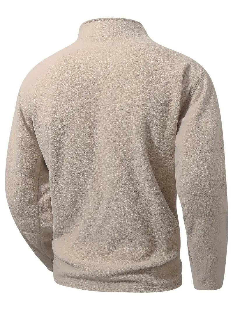 Maurits Sweatjacke Mit Halbem Reißverschluss