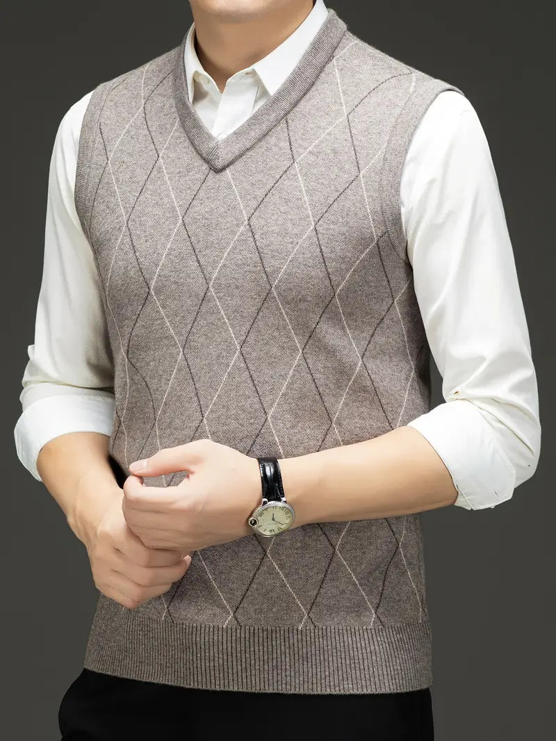Yannick Ärmelloser Herren Pullover