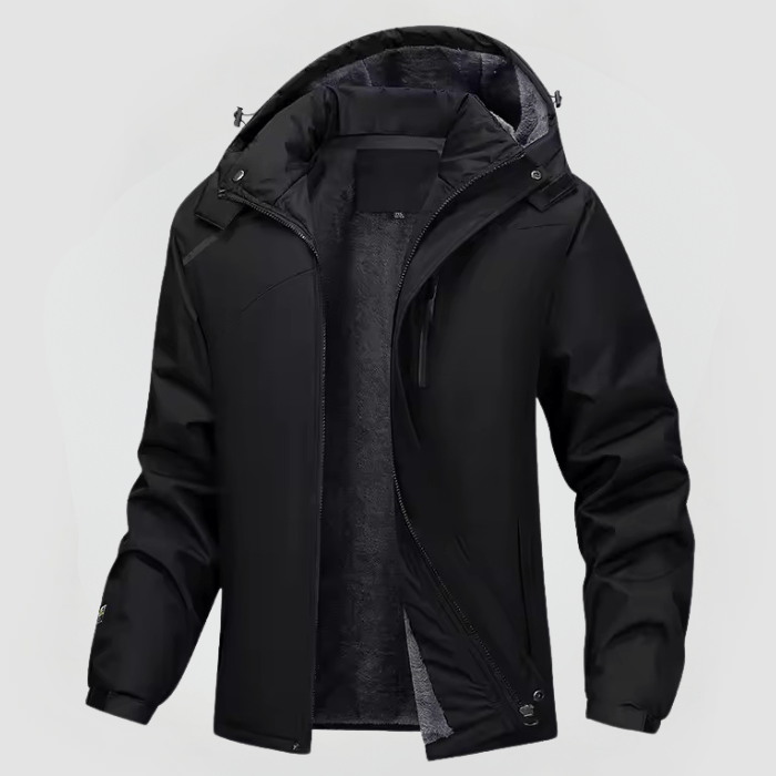 WASSERDICHTE JACKE MIT FLEECE FUTTER