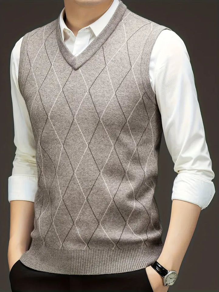 Yannick Ärmelloser Herren Pullover