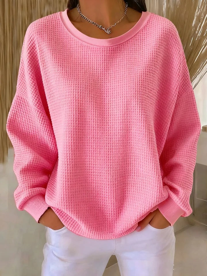 Elora - Texturiertes Sweatshirt