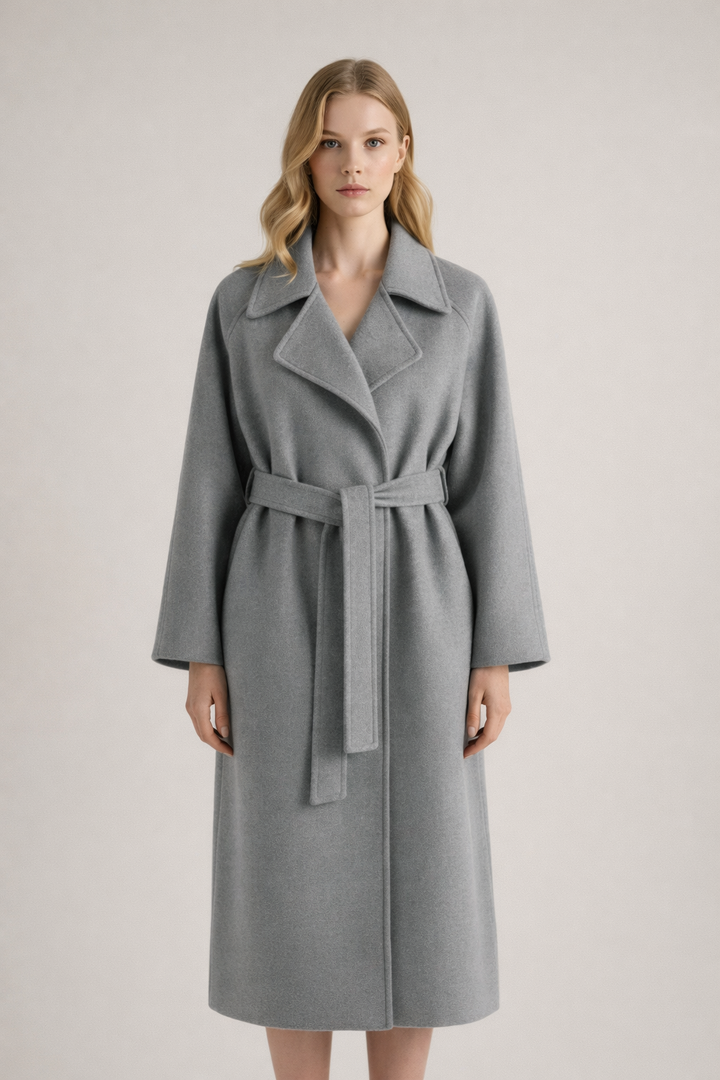Shulamit Eleganter Langarm Mantel