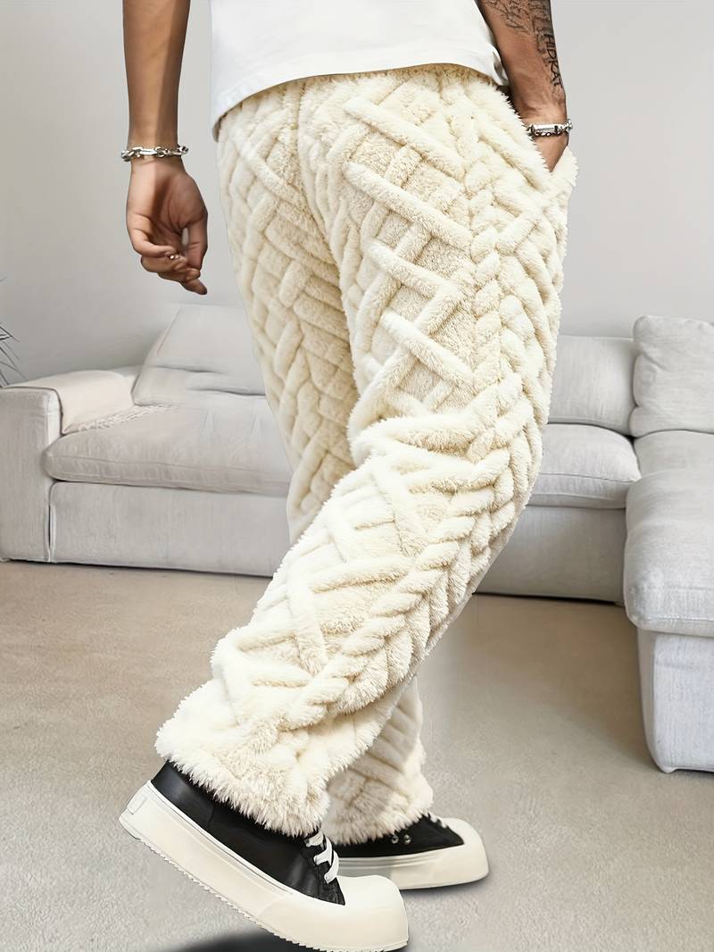 Zecharia Hose Mit Geometrischem Muster