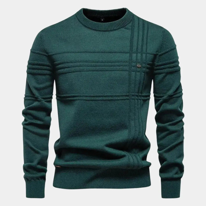 Gestrickter Pullover aus Baumwolle