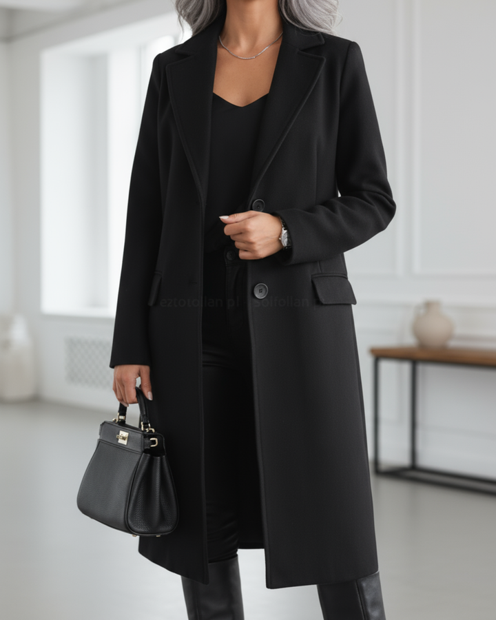 Auria - Eleganter langer Mantel